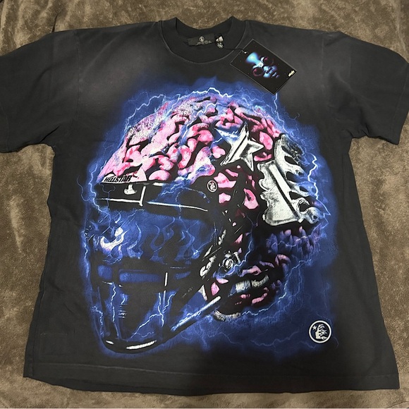 Hellstar Brain Helmet Short Sleeve T-shirt- LAST ONE!